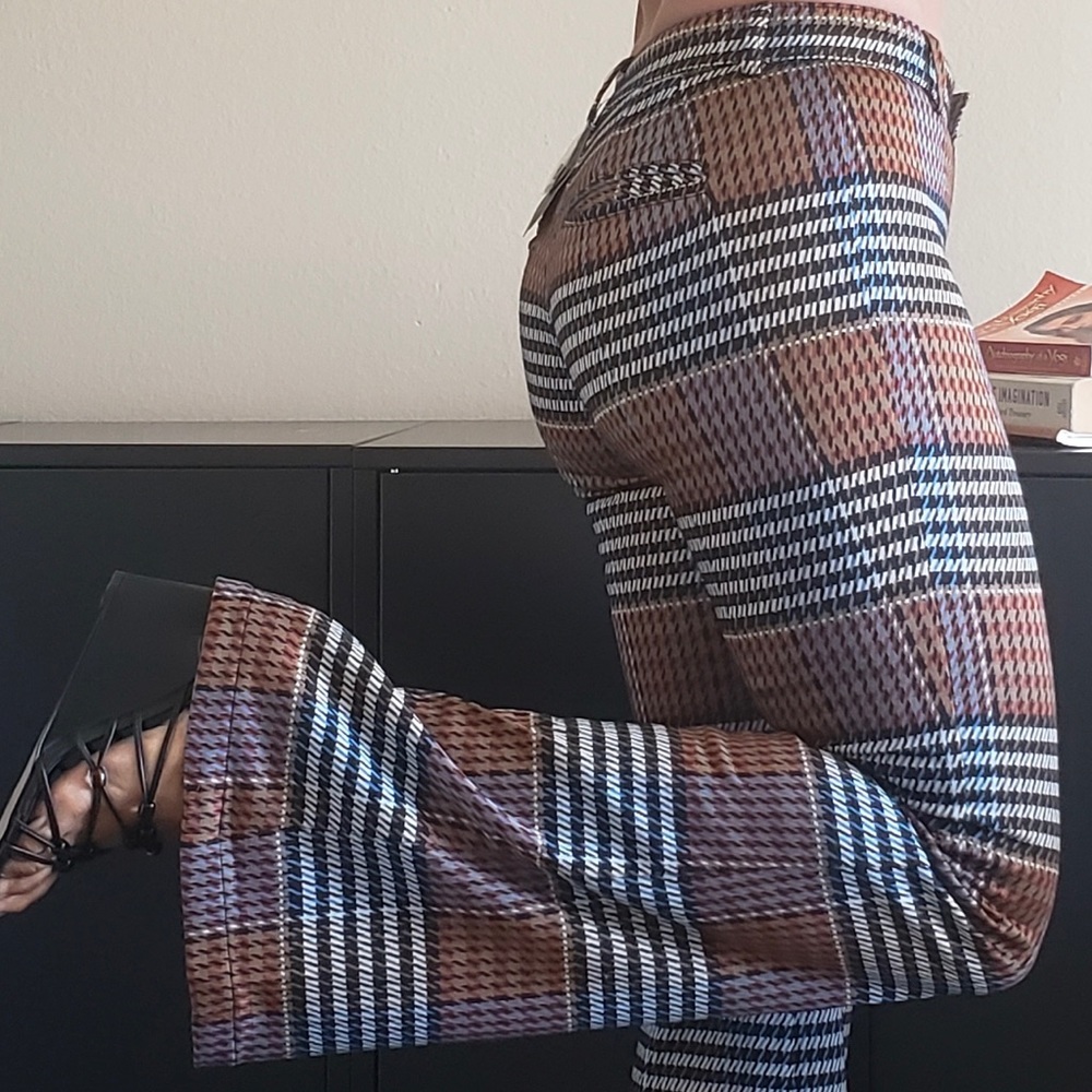 Houndstooth bell bottoms
